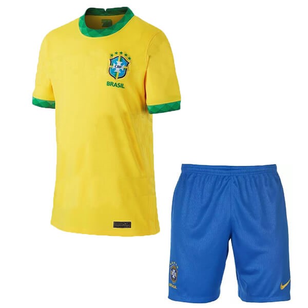 Camiseta Brasil Primera equipación Niños 2020 Amarillo